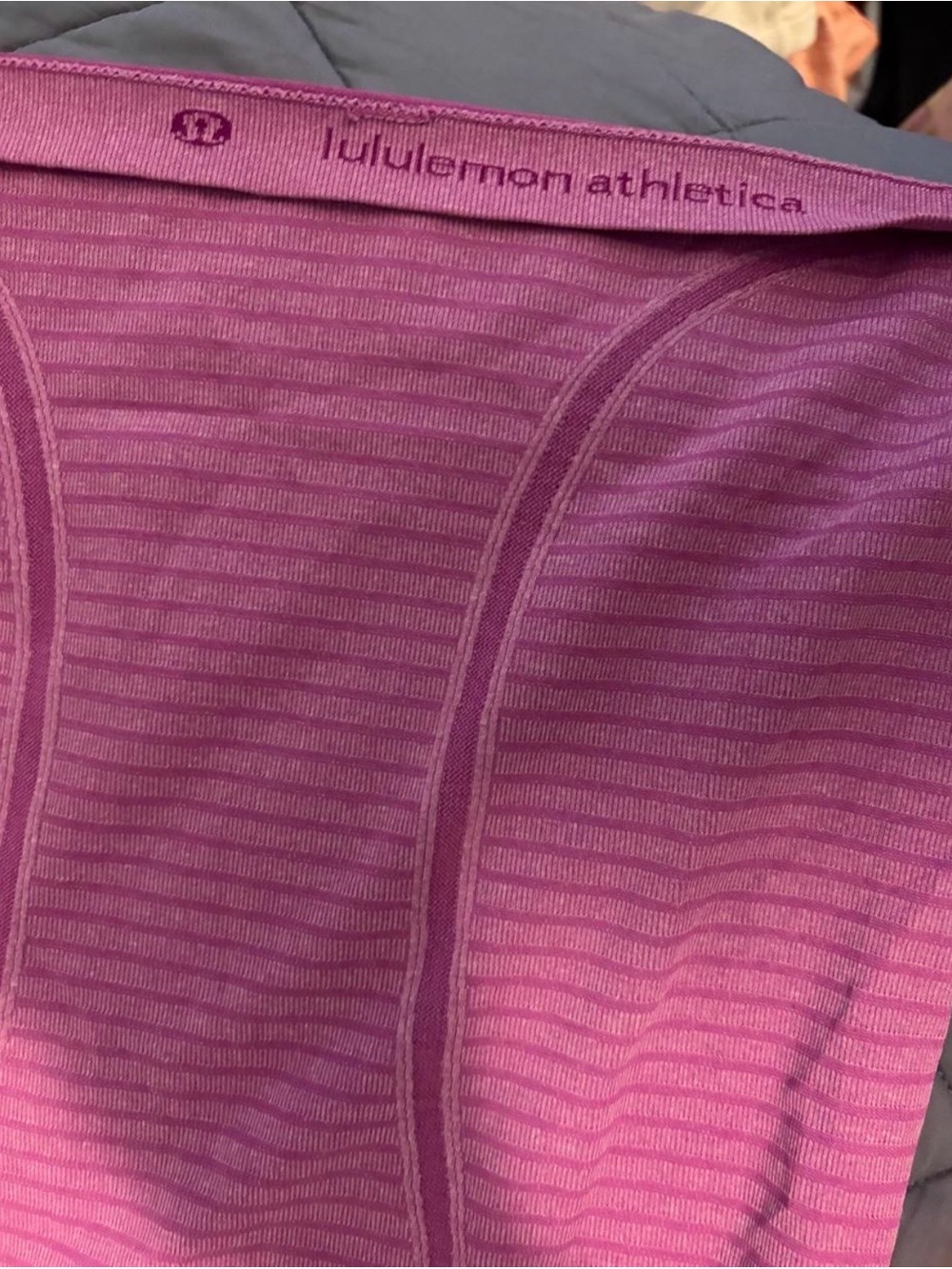 lululemon athletica Pink Ribbed Seamless Tank